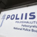 Poliishallitus päämajan katukyltti.