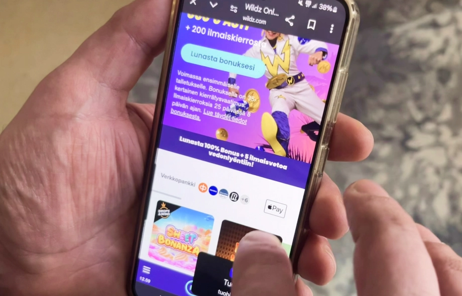 Paf-nettikasinolla minimitalletus on puolestaan 10 euroa.